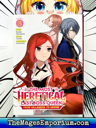 The Most Heretical Last Boss Queen From Villainess to Savior Vol 3 Manga - The Mage's Emporium Seven Seas 2403 alltags description Used English Manga Japanese Style Comic Book