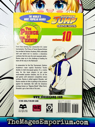 The Prince of Tennis Vol 10 - The Mage's Emporium Viz Media 2407 BackInStock UPDATEMETA Used English Manga Japanese Style Comic Book