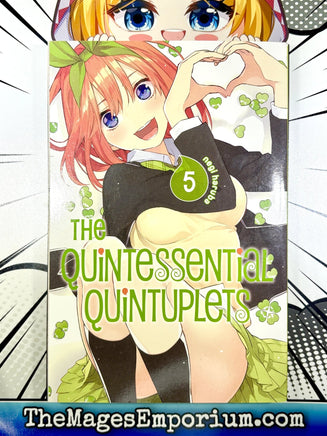 The Quintessential Quintuplets Vol 5 - The Mage's Emporium Kodansha 2412 BackInStock UPDATEMETA Used English Manga Japanese Style Comic Book