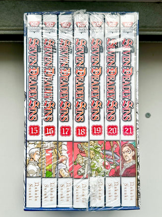 The Seven Deadly Sins Vol 15-21 Sealed Box Set 3 - The Mage's Emporium Kodansha 2405 alltags description Used English Manga Japanese Style Comic Book