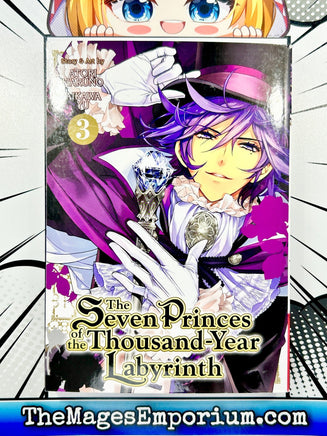 The Seven Princes of the Thousand-Year Labyrinth Vol 3 - The Mage's Emporium Seven Seas 2405 alltags bis1 Used English Manga Japanese Style Comic Book