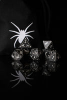 The Spider Aluminum Metal Dice Set - The Mage's Emporium Misty Mountain Gaming Misty Mountain Gaming Shopify Collective Used English Aluminum Japanese Style Comic Book