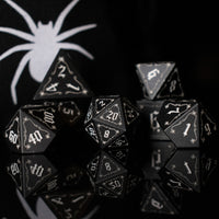 The Spider Aluminum Metal Dice Set - The Mage's Emporium Misty Mountain Gaming Misty Mountain Gaming Shopify Collective Used English Aluminum Japanese Style Comic Book