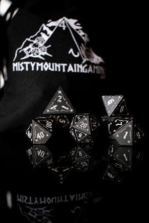 The Spider Aluminum Metal Dice Set - The Mage's Emporium Misty Mountain Gaming Misty Mountain Gaming Shopify Collective Used English Aluminum Japanese Style Comic Book