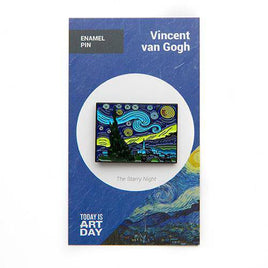 The Starry Night Enamel Pin - Today is Art Day