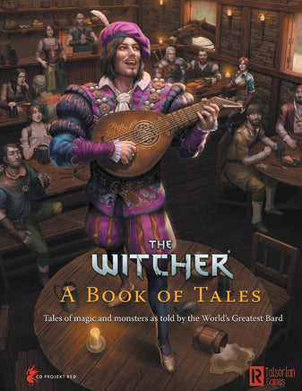The Witcher: A Book of Tales - Roleplaying Game - The Mage's Emporium PunkOuter Games PunkOuter Games Shopify Collective Used English Roleplaying Game Japanese Style Comic Book