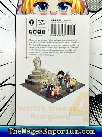 The World's Strongest Rearguard Labyrinth Country's Novice Seeker Vol 4 - The Mage's Emporium Yen Press 2403 alltags description Used English Manga Japanese Style Comic Book
