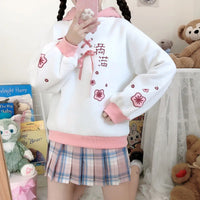 Thick Cherry Blossom Hoodie - The Mage's Emporium Kore Kawaii Kore Kawaii Shopify Collective Used English Japanese Style Comic Book