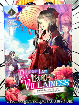 Though I Am An Inept Villainess Vol 1 Tale of the Butterfly-Rat Body Swap in the Maiden Court - The Mage's Emporium Seven Seas 2404 bis3 copydes Used English Light Novel Japanese Style Comic Book