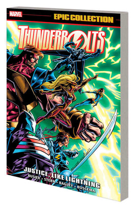 Thunderbolts Epic Collection: Justice, Like Lightning - The Mage's Emporium The Multiverse outofstock Shopify Collective The Multiverse Used English Graphic Novels Japanese Style Comic Book