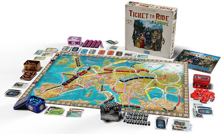 Ticket to Ride: Europe 15th Anniversary Edition - Board Game - The Mage's Emporium PunkOuter Games PunkOuter Games Shopify Collective Used English Board Game Japanese Style Comic Book