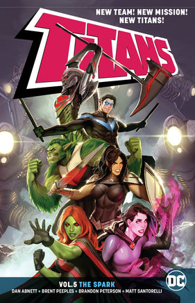 TITANS TP VOL 05 THE SPARK - The Mage's Emporium The Multiverse Shopify Collective The Multiverse Used English Graphic Novels Japanese Style Comic Book
