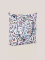 tokidoki Snow Day Be Light Diaper Bag Tote — Ice Blue - The Mage's Emporium JuJuBe JuJuBe Shopify Collective Used English Be Light Japanese Style Comic Book