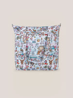 tokidoki Snow Day Be Light Diaper Bag Tote — Ice Blue - The Mage's Emporium JuJuBe JuJuBe Shopify Collective Used English Be Light Japanese Style Comic Book