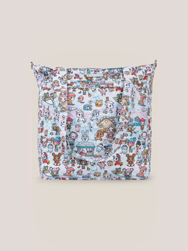 tokidoki Snow Day Be Light Diaper Bag Tote — Ice Blue - The Mage's Emporium JuJuBe JuJuBe Shopify Collective Used English Be Light Japanese Style Comic Book
