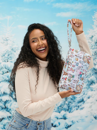 tokidoki Snow Day Be Quick Shoulder Diaper Bag Accessory — Ice Blue - The Mage's Emporium JuJuBe JuJuBe Shopify Collective Used English Be Quick Japanese Style Comic Book