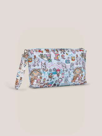 tokidoki Snow Day Be Quick Shoulder Diaper Bag Accessory — Ice Blue - The Mage's Emporium JuJuBe JuJuBe Shopify Collective Used English Be Quick Japanese Style Comic Book