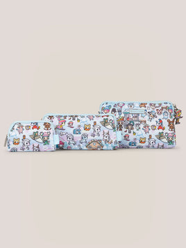 tokidoki Snow Day Be Set 3 - Piece Pouch Set — Ice Blue - The Mage's Emporium JuJuBe JuJuBe Shopify Collective Used English Be Set Japanese Style Comic Book