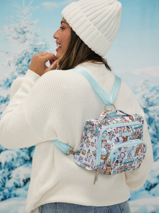 tokidoki Snow Day Bestie Small Messenger Handbag, Backpack — Ice Blue - The Mage's Emporium JuJuBe JuJuBe Shopify Collective Used English Bestie Japanese Style Comic Book