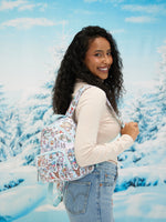 tokidoki Snow Day Everyday Mini Small Diaper Bag Backpack — Ice Blue - The Mage's Emporium JuJuBe JuJuBe Shopify Collective Used English Everyday Mini Japanese Style Comic Book