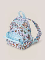 tokidoki Snow Day Everyday Mini Small Diaper Bag Backpack — Ice Blue - The Mage's Emporium JuJuBe JuJuBe Shopify Collective Used English Everyday Mini Japanese Style Comic Book