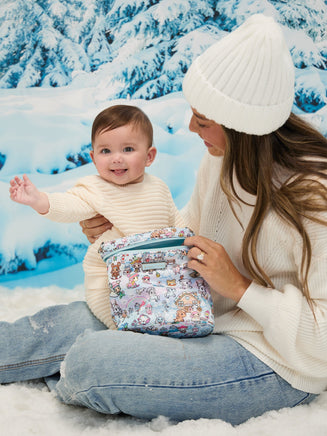 tokidoki Snow Day Fuel Cell Insulated Bottle Bag — Ice Blue - The Mage's Emporium JuJuBe JuJuBe Shopify Collective Used English Fuel Cell Japanese Style Comic Book