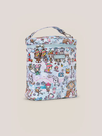 tokidoki Snow Day Fuel Cell Insulated Bottle Bag — Ice Blue - The Mage's Emporium JuJuBe JuJuBe Shopify Collective Used English Fuel Cell Japanese Style Comic Book