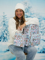 tokidoki Snow Day Zealous Backpack Diaper Bag — Ice Blue - The Mage's Emporium JuJuBe JuJuBe Shopify Collective Used English Zealous Japanese Style Comic Book