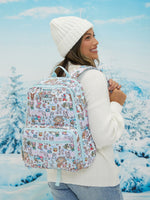 tokidoki Snow Day Zealous Backpack Diaper Bag — Ice Blue - The Mage's Emporium JuJuBe JuJuBe Shopify Collective Used English Zealous Japanese Style Comic Book