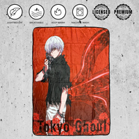 Tokyo Ghoul Ken Kaneki Rinkaku Kagune Fleece Throw Soft Lightweight Blanket 45x60 Inches