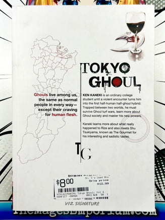 Tokyo Ghoul Vol 4 - The Mage's Emporium Viz Media copydes Used English Manga Japanese Style Comic Book