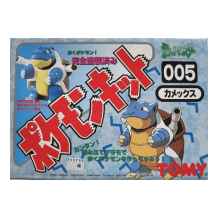TOMY: Pokemon Monster Collection - Blastoise Windup Model Kit #005 - The Mage's Emporium Shumi Toys & Gifts Shopify Collective Shumi Toys & Gifts Used English Plastic Model Kits Japanese Style Comic Book