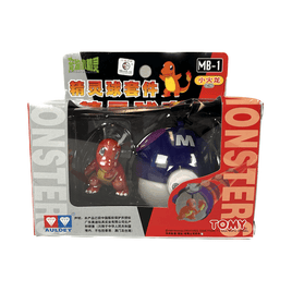 TOMY: Pokemon Monster Collection - Master Ball and Charmander Figure #MB - 1 - The Mage's Emporium Shumi Toys & Gifts Shopify Collective Shumi Toys & Gifts Used English Pocket Monster Figure Japanese Style Comic Book