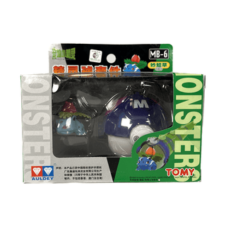 TOMY: Pokemon Monster Collection - Master Ball and Ivysaur Figure #MB - 6 - The Mage's Emporium Shumi Toys & Gifts Shopify Collective Shumi Toys & Gifts Used English Pocket Monster Figure Japanese Style Comic Book