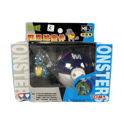 TOMY: Pokemon Monster Collection - Master Ball and Squirtle Figure #MB - 2 - The Mage's Emporium Shumi Toys & Gifts Shopify Collective Shumi Toys & Gifts Used English Pocket Monster Figure Japanese Style Comic Book