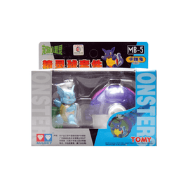 TOMY: Pokemon Monster Collection - Master Ball and Wartortle Figure #MB - 5 - The Mage's Emporium Shumi Toys & Gifts Shopify Collective Shumi Toys & Gifts Used English Pocket Monster Figure Japanese Style Comic Book