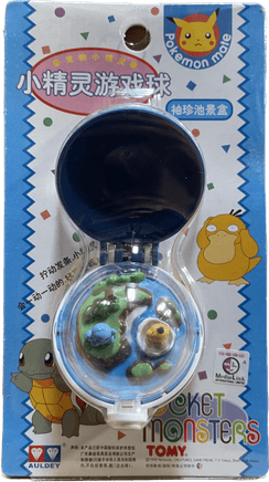 TOMY: Pokemon Monster Collection - Psyduck and Squirtle Windup Diorama Master Ball - The Mage's Emporium Shumi Toys & Gifts Shopify Collective Shumi Toys & Gifts Used English Pocket Monster Figure Japanese Style Comic Book