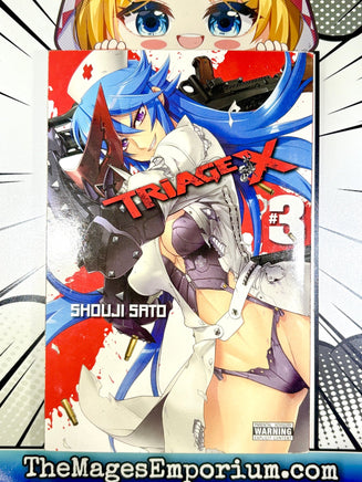 Triage X Vol 3 - The Mage's Emporium Yen Press outofstock UPDATEMETA Used English Manga Japanese Style Comic Book