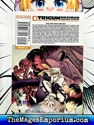 Trigun Maximum Vol 4 - The Mage's Emporium DMP 2406 alltags description Used English Manga Japanese Style Comic Book