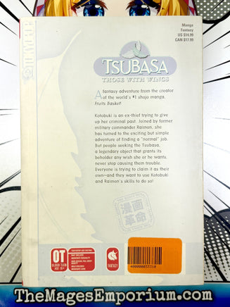 Tsubasa Those With Wings Vol 1 - The Mage's Emporium Tokyopop 2501 BackInStock UPDATEMETA Used English Manga Japanese Style Comic Book