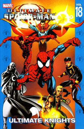 ULTIMATE SPIDER - MAN TP VOL 18 ULTIMATE KNIGHTS - The Mage's Emporium The Multiverse outofstock Shopify Collective The Multiverse Used English Graphic Novels Japanese Style Comic Book