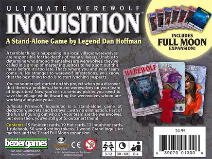 Ultimate Werewolf: Inquisition - Board Game - The Mage's Emporium PunkOuter Games outofstock PunkOuter Games Shopify Collective Used English Board Game Japanese Style Comic Book