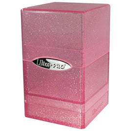 Ultra PRO: Satin Tower Deck Box - Glitter Pink - The Mage's Emporium PunkOuter Games PunkOuter Games Shopify Collective Used English Deck Box Japanese Style Comic Book