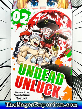 Undead Unluck Vol 2 - The Mage's Emporium Viz Media 2408 BackInStock UPDATEMETA Used English Manga Japanese Style Comic Book