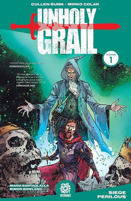 UNHOLY GRAIL TP VOL 01 - The Mage's Emporium The Multiverse outofstock Shopify Collective The Multiverse Used English Graphic Novels Japanese Style Comic Book