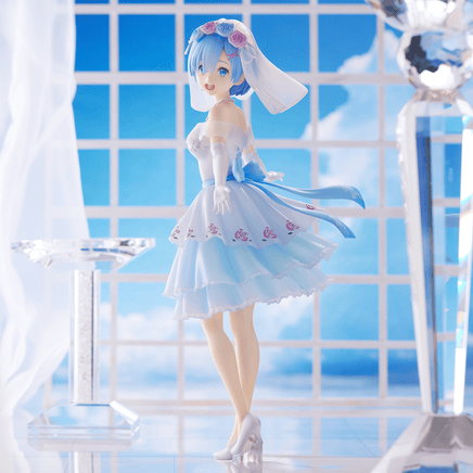 Union Creative: Re:Zero Starting Life in Another World - Rem (Wedding Ver.) Complete Figure - The Mage's Emporium Shumi Toys & Gifts Shopify Collective Shumi Toys & Gifts Used English Figure Japanese Style Comic Book