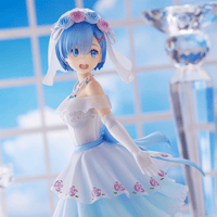 Union Creative: Re:Zero Starting Life in Another World - Rem (Wedding Ver.) Complete Figure - The Mage's Emporium Shumi Toys & Gifts Shopify Collective Shumi Toys & Gifts Used English Figure Japanese Style Comic Book