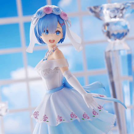Union Creative: Re:Zero Starting Life in Another World - Rem (Wedding Ver.) Complete Figure - The Mage's Emporium Shumi Toys & Gifts Shopify Collective Shumi Toys & Gifts Used English Figure Japanese Style Comic Book