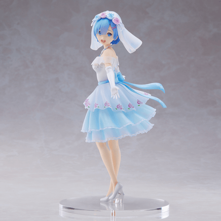Union Creative: Re:Zero Starting Life in Another World - Rem (Wedding Ver.) Complete Figure - The Mage's Emporium Shumi Toys & Gifts Shopify Collective Shumi Toys & Gifts Used English Figure Japanese Style Comic Book