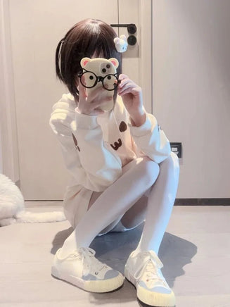 UwU Cat Face Hoodie - The Mage's Emporium Kore Kawaii Kore Kawaii Shopify Collective Used English Japanese Style Comic Book